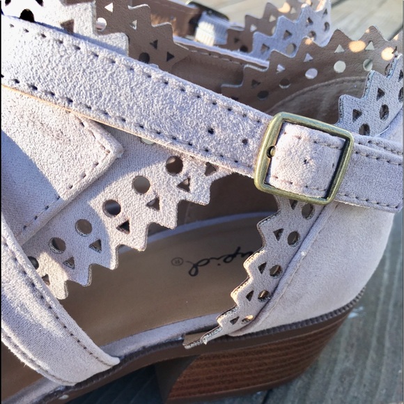 SALE!!! LAST PAIR. Size 10. Taupe Bootie W/ Buckle - Picture 8 of 8